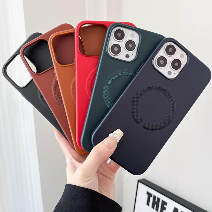 Premium Leather Magsafe Case